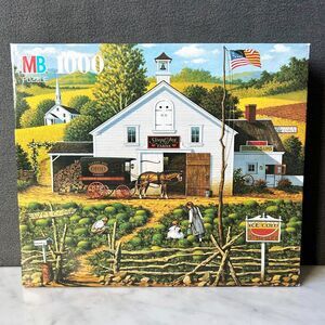 Vintage Charles Wysocki Americana Catchin' Bugs 1000 Puzzle Milton Bradley NEW